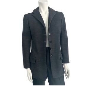 Gianfranco Ferre Grey Wool Blend Blazer
